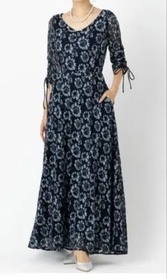 Kastane オケージョンドレス Uneven bicolor dress