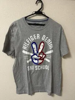 TOMMY HILFIGER DENIM Mサイズ グレー Tシャツ
