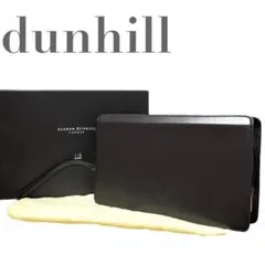 dunhill クラッチバッグ ダブルファスナー PVC レザー 黒 2738 - メルカリ
