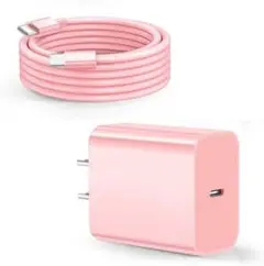 充電器 20W PD急速充電 Type-C ピンク★