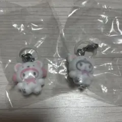 サンリオ めじるしアクセサリー ふわふわスノー マイメロ クロミ メロクロ