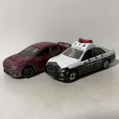 トミカ　三菱　ランサーエボリューション　Ⅹ クラウンパトカー
