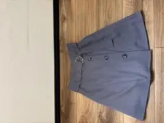 MAJESTIC LEGON ベルト付き ミニスカート M くすみブルー