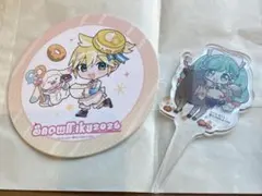 雪ミク2026 アクリルピック- 鏡音レン コースター 2点