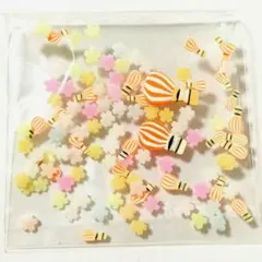 No.22カラフル桜と気球樹脂スライスチップ