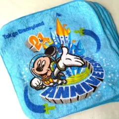 5枚組 東京ディズニーランド21thアニバーサリーミニタオル ミッキーマウス