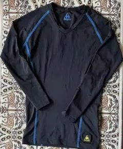 le coq sportif 黒 長袖アンダーシャツ ラッシュガード 130㎝