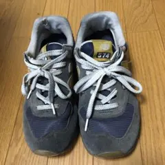 New Balance 574 グレー ネイビー