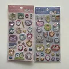 ちいかわ ポップデコパーティ ラメきらクリスタルシール 2枚セット 正規品