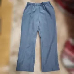 レディース　スラックス　L サイズ グレー ゴムウエスト