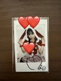 cutie street きゅーすと　佐野愛花　サイン入りチェキ　クリスマス