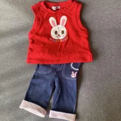ミキハウス　ベスト　ズボン　セット