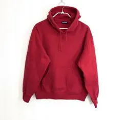 90's UNIQLO オールド 赤 Lパーカー