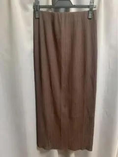 NOBLE トタンテレコタイトロングスカート ブラウン 38