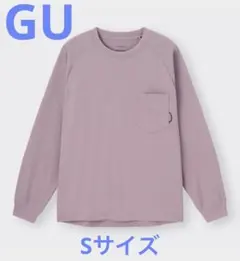 GU ACTIVE SHELTECH パープル トップス 長袖 Tシャツ S