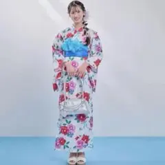 メゾピアノ 浴衣 セパレート 紫陽 花柄 リボン 120cm 4点セット - メルカリ