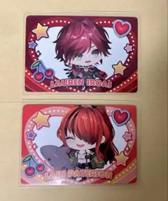 にじさんじ PIGGPARTYチップス レイン ローレン カード セット