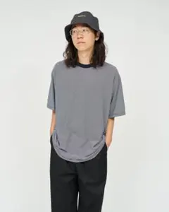 フレッシュサービス MICRO BORDER S/S TEE W*N M