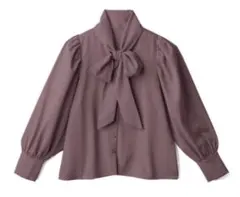 GRL ロングカフスリボンタイブラウス［k8568v］