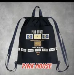 PINK HOUSE ロゴ ナップサック リュック 金子功 0-71-910のサムネイル