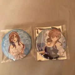 五等分の花嫁　中野三玖　缶バッジセット