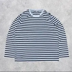 00s old uniqlo grey line l/s グレー ライン ロンt - メルカリ