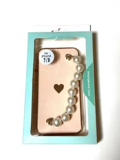 iPhone 7/8用 パール装飾スマホケース