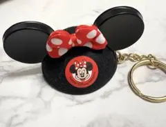 ディズニー　イヤーハット　バックチャーム　ミニー