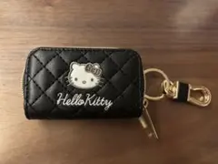 ヒョウ柄キティ✨️キルティングキーケース