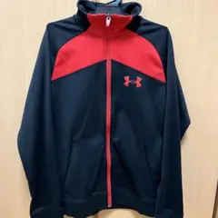 Under Armour ジップアップパーカー 黒/赤