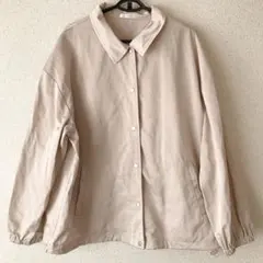 ベージュ ブルゾン