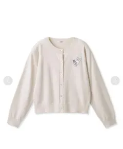【SNIDEL×foxy illustrations】刺繍カーディガン ホワイト