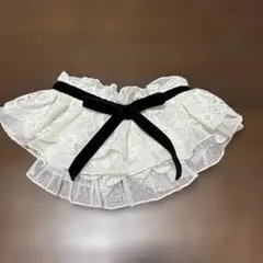 りぼん付きつけ襟 白 キッズ レース フォーマル