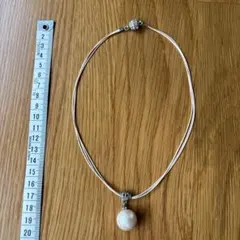 コットンパールのネックレス