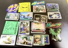 僕のヒーローアカデミア シール・ステッカー 17枚セット 緑谷出久 オールマイト