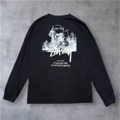 希少 XL STUSSY × MMW コラボ ロンT ステューシー アリクス 黒