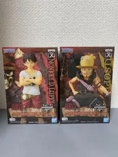 ワンピースFILM RED DXF モンキー.D.ルフィ　ウソップ　フィギュア