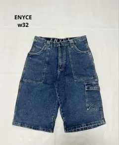 ENYCE denim cargo shor pants w32 indigoのサムネイル