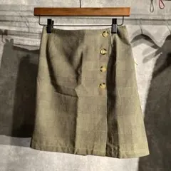 E hyphen world gallery ミニスカート ベージュ　F