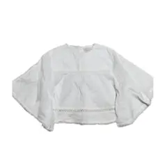 earth music&ecology コットン レース フレア トップス