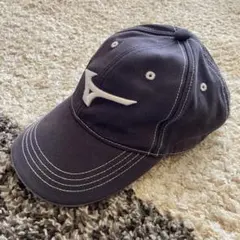 MIZUNO ミズノ　rbロゴ　キャップ　ゴルフ　アウトドア　刺繍　ブラック
