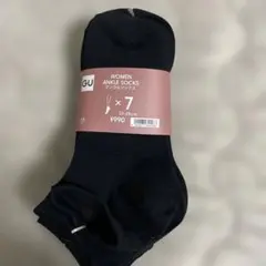 GU アンクルソックス レディース7足