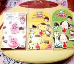 サンリオキャラクターズ ヘアクリップ 3点セット