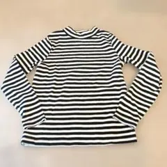 キッズ 長袖カットソー ボーダー 130cm