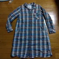 DRUGSTORES 　ドラッグストアーズ　チェック柄 シャツワンピース