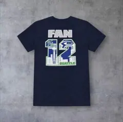 NFL シアトル・シーホークス Tシャツ 半袖 FAN アメフト ネイビーXL