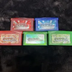 ポケットモンスター GBAソフト 5本セット