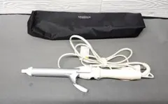 Y【中古】SALONIA ミニセラミックカールヘアアイロン SL-008SW 白