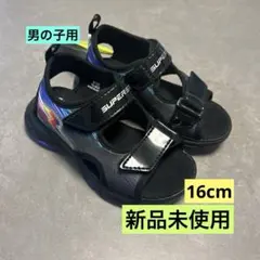 ムーンスター 16cmEE 新品未使用 スーパースター ブラック 黒 男の子のサムネイル