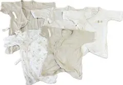 ベビー肌着 5枚セット 新生児〜60 まとめ売り 短肌着 コンビ肌着 お得